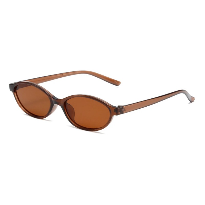 Retro Oval Frame Sunglasses Fa - Sunglasses Cat Eye のレビューと価格