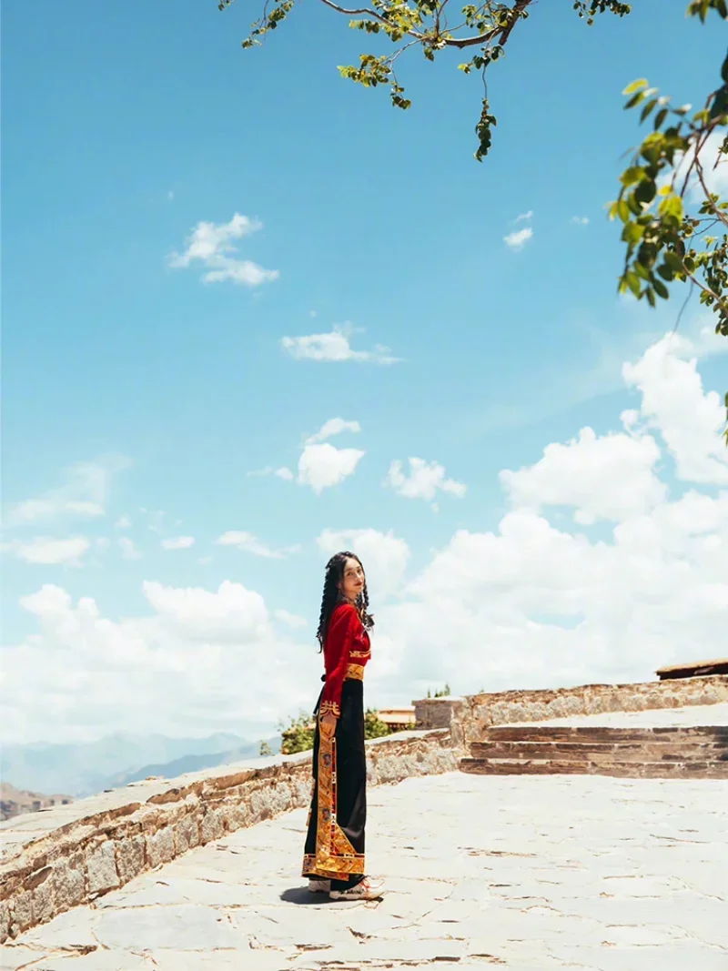 Traditional Tibetan Dress Wrap - Linen Dress Wrap のレビューと価格