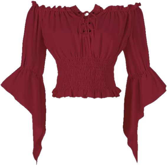 Renaissance Medieval Aristocra - Blouse Off Shoulder のレビューと価格