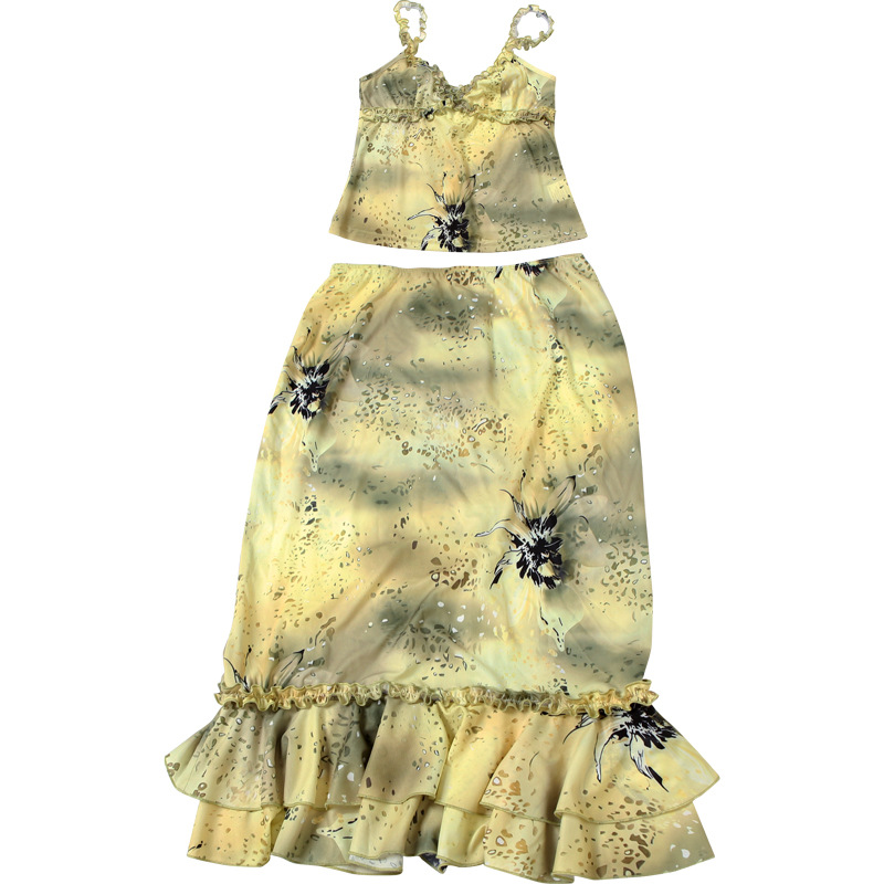 Women's Dress 2 Piece Floral P - Midi Skirt Floral のレビューと価格