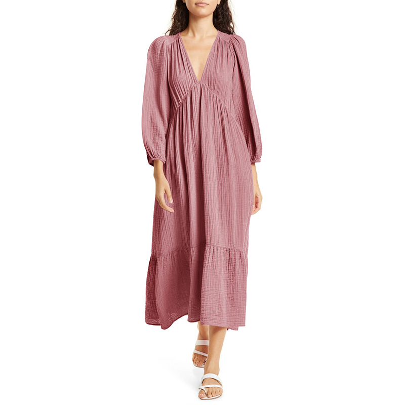 Muslin 100% Cotton Long Sleeve - Linen Dress Wrap のレビューと価格