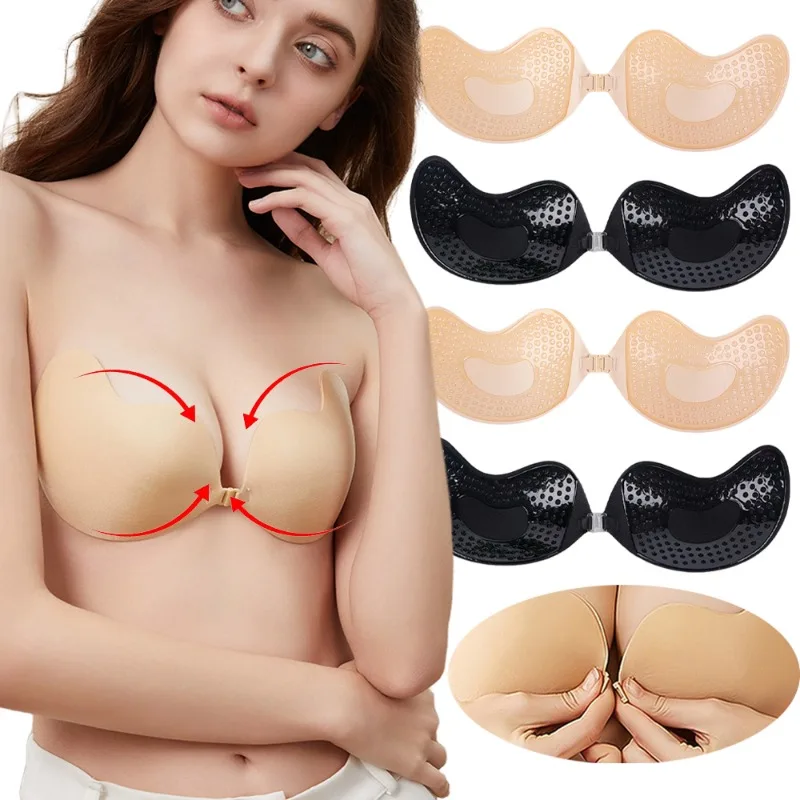 1/2Pc Invisible Push Up Bra Su - Bralette Triangle Set のレビューと価格