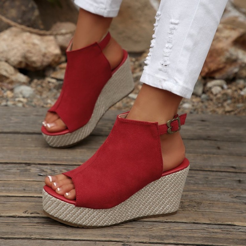 Women Sandals Summer Wedge Pla - Wedge Espadrille Women のレビューと価格