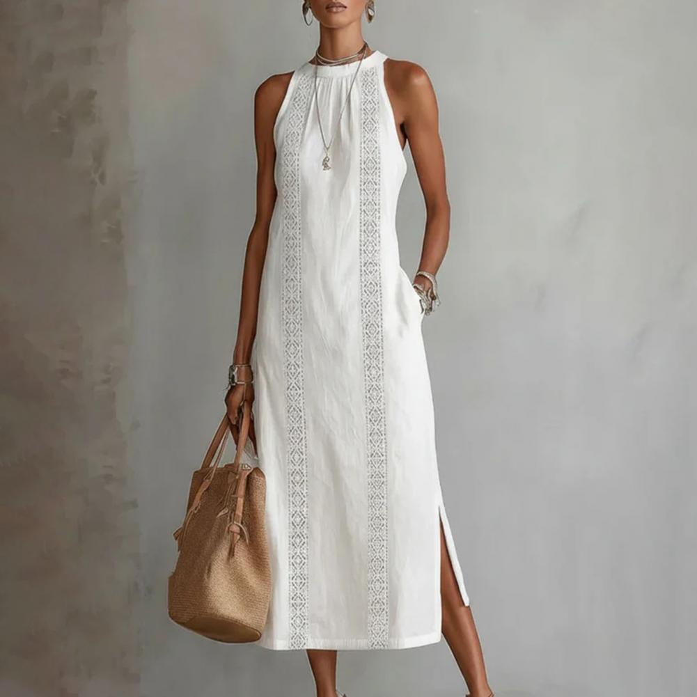 2026 Summer Dress for Women Sl - Linen Dress Wrap のレビューと価格