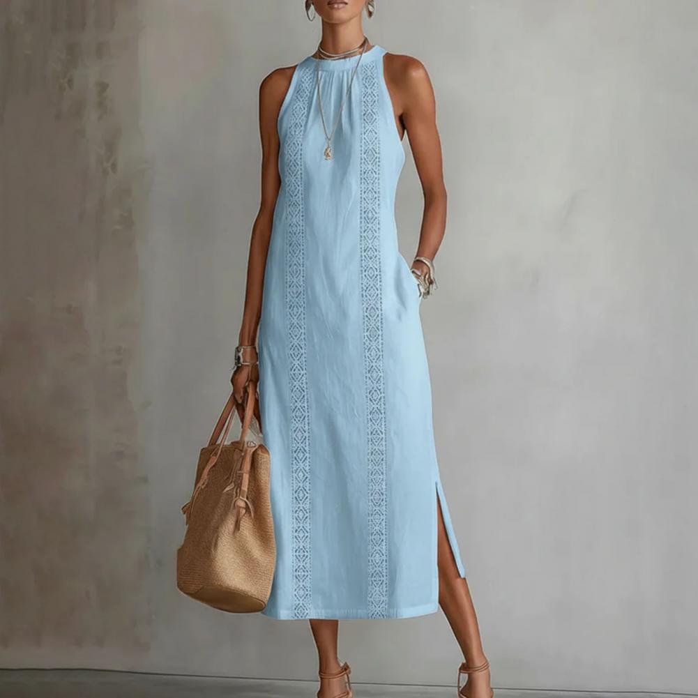 2026 Summer Dress for Women Sl - Linen Dress Wrap のレビューと価格