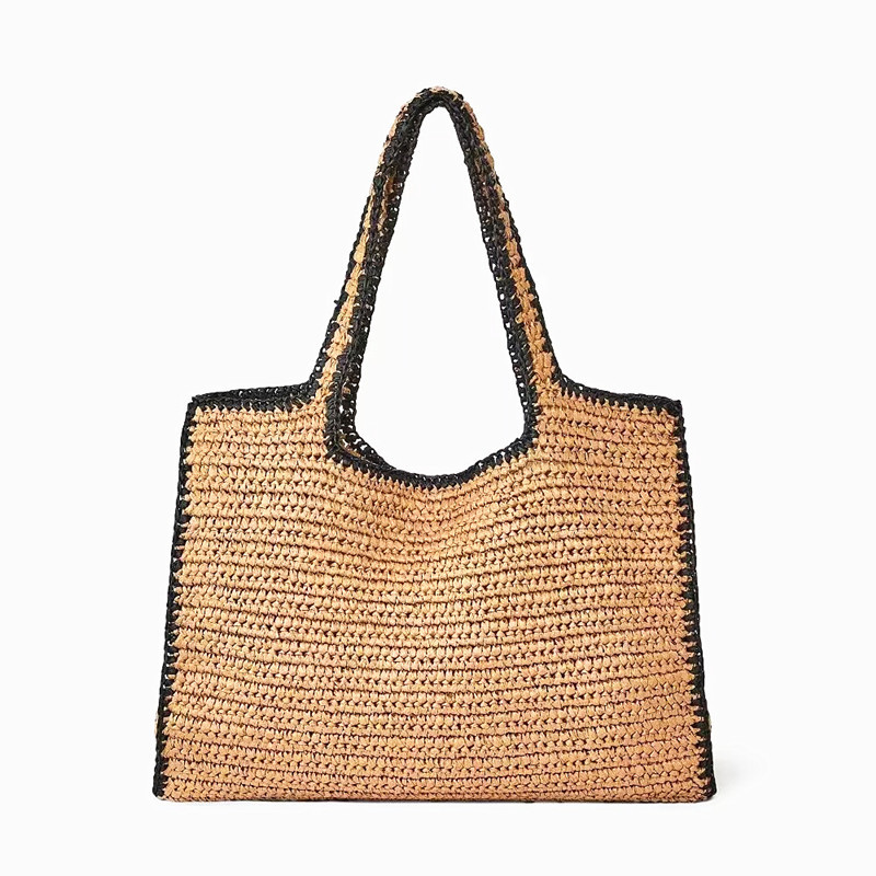 Straw Woven Tote Bags for Wome - Crochet Bag Raffia のレビューと価格