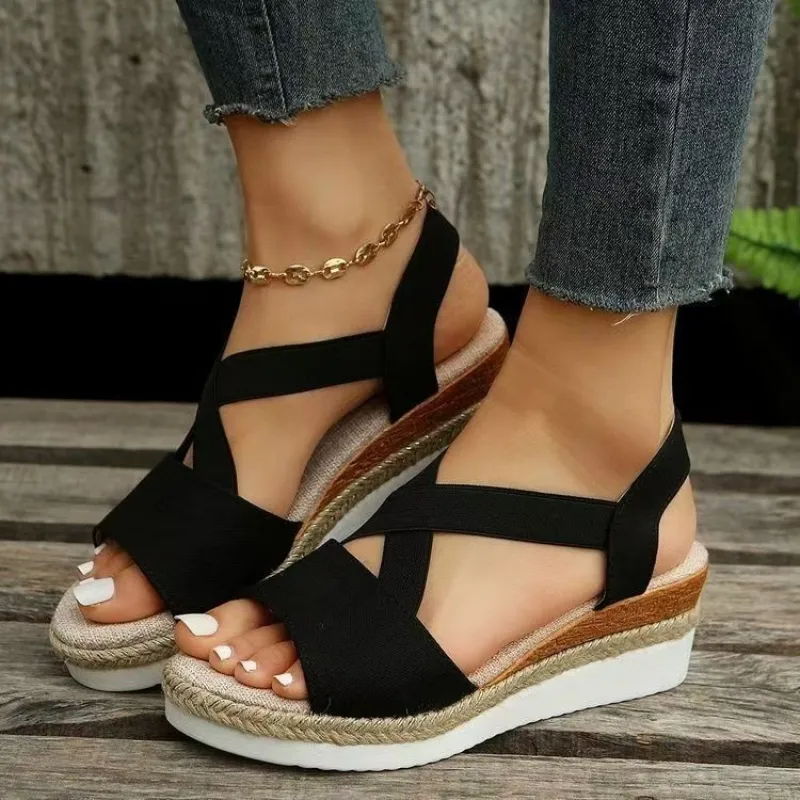 Women's Platform Wedge Sandals - Wedge Espadrille Women のレビューと価格