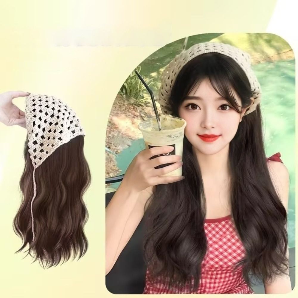 Fashion 65CM Wig Triangle Head - Headband Summer Knit のレビューと価格