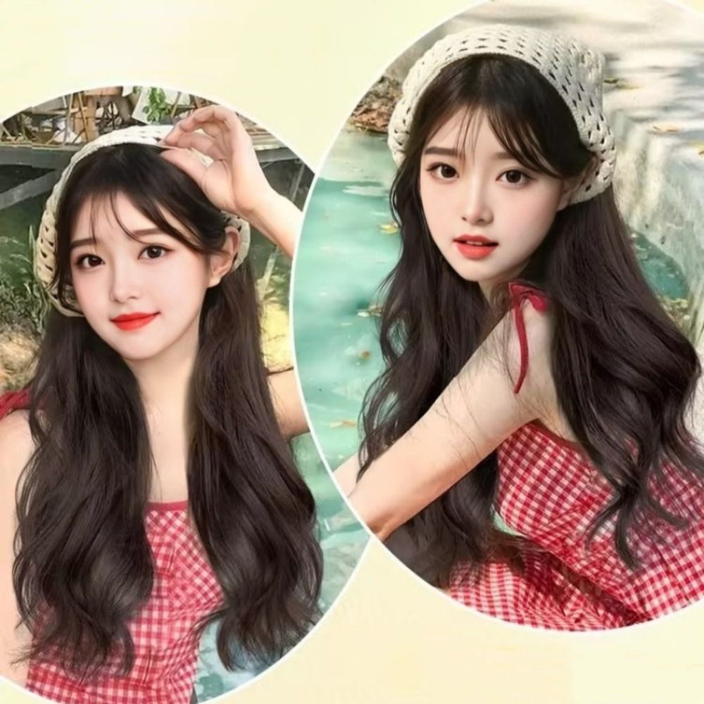 Fashion 65CM Wig Triangle Head - Headband Summer Knit のレビューと価格
