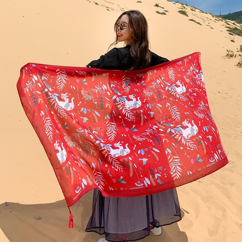 Desert Sun Protection Cotton L - Linen Dress Wrap のレビューと価格