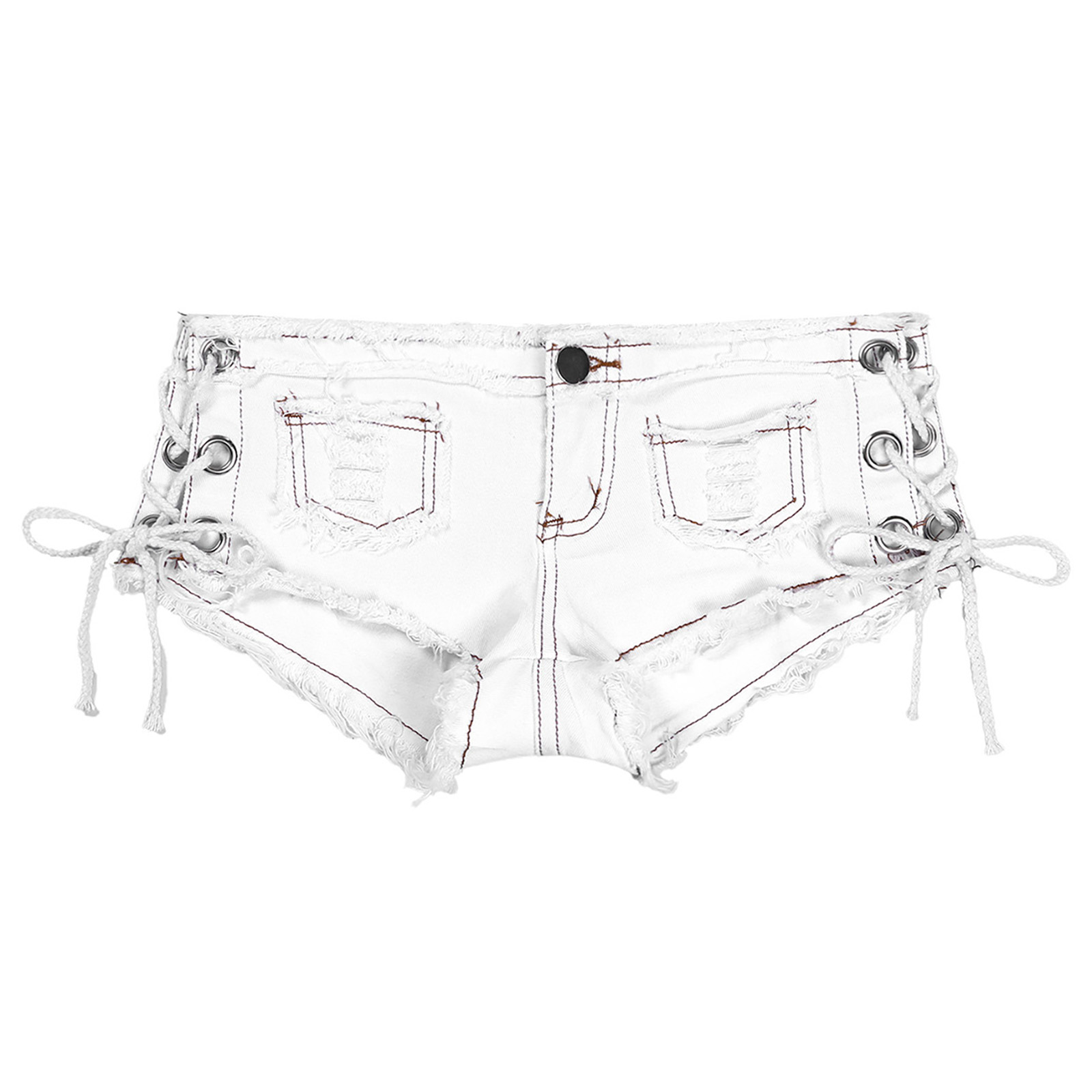 Women Sexy Cut Off Low Waist D - Shorts Denim Frayed のレビューと価格