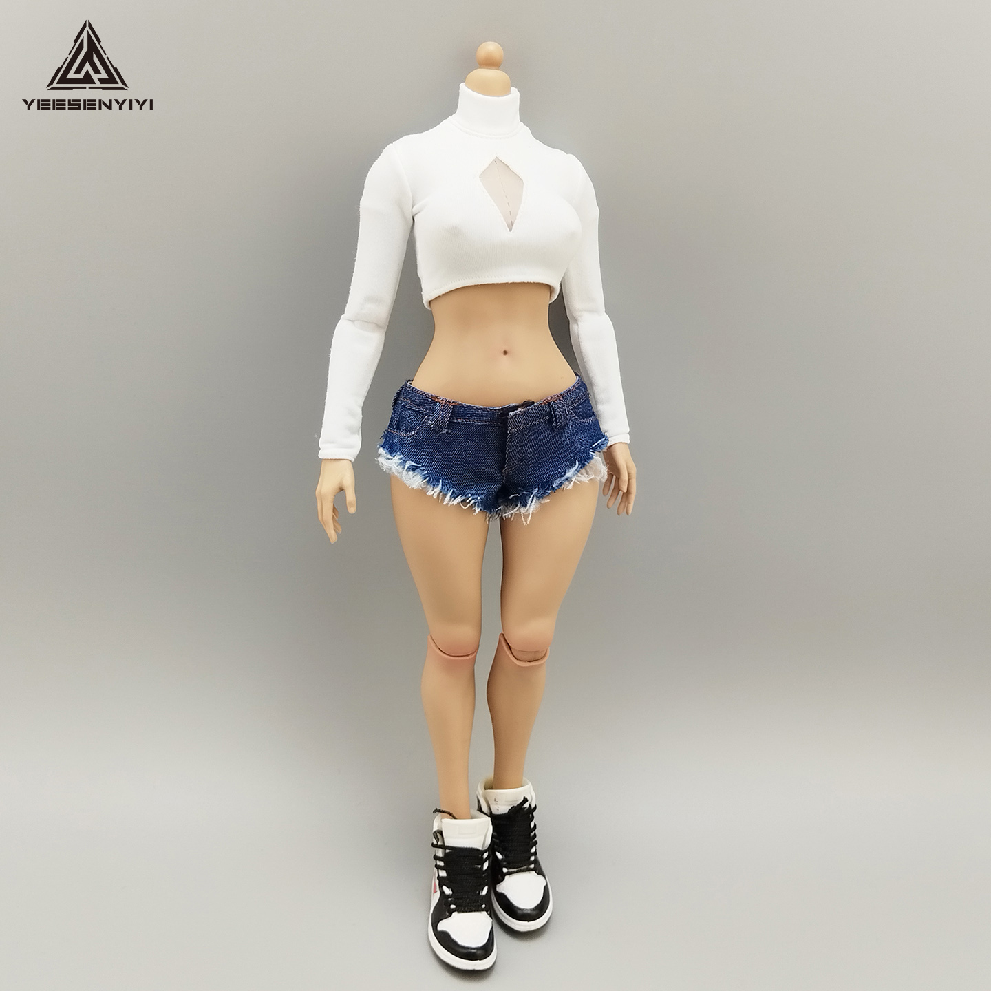 1/6 Scale Distressed Denim Min - Shorts Denim Frayed のレビューと価格