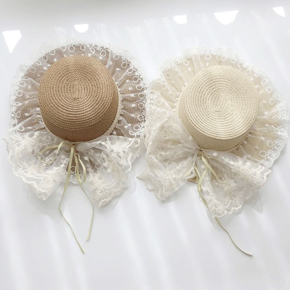 Floppy Lace Bow Sun Hat Breath - Hat Floppy Wide のレビューと価格