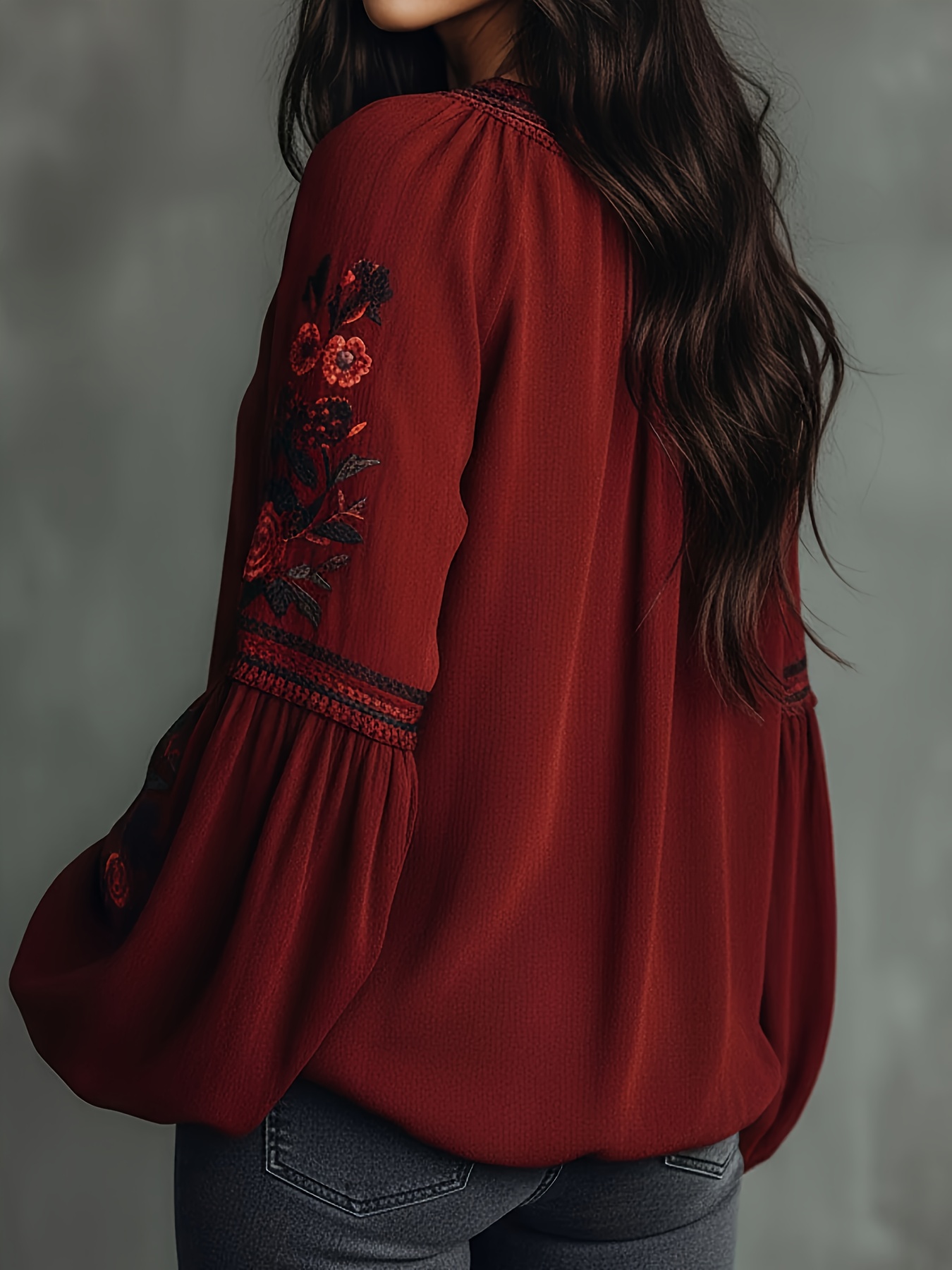 Women‘s Spring Blouse Retro Em - Blouse Off Shoulder のレビューと価格