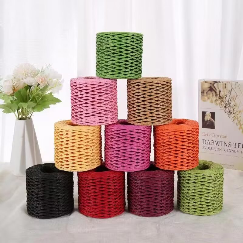 190g Raffia Yarn, Straw Paper  - Crochet Bag Raffia のレビューと価格