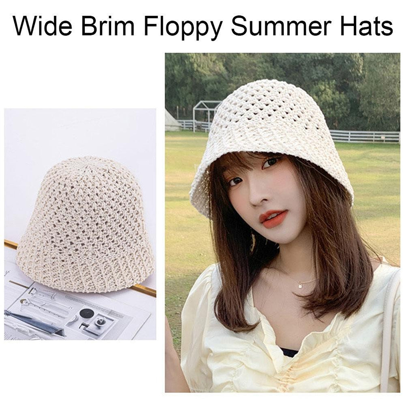 New Girls Sun Hat Wide Brim Fl - Hat Floppy Wide のレビューと価格