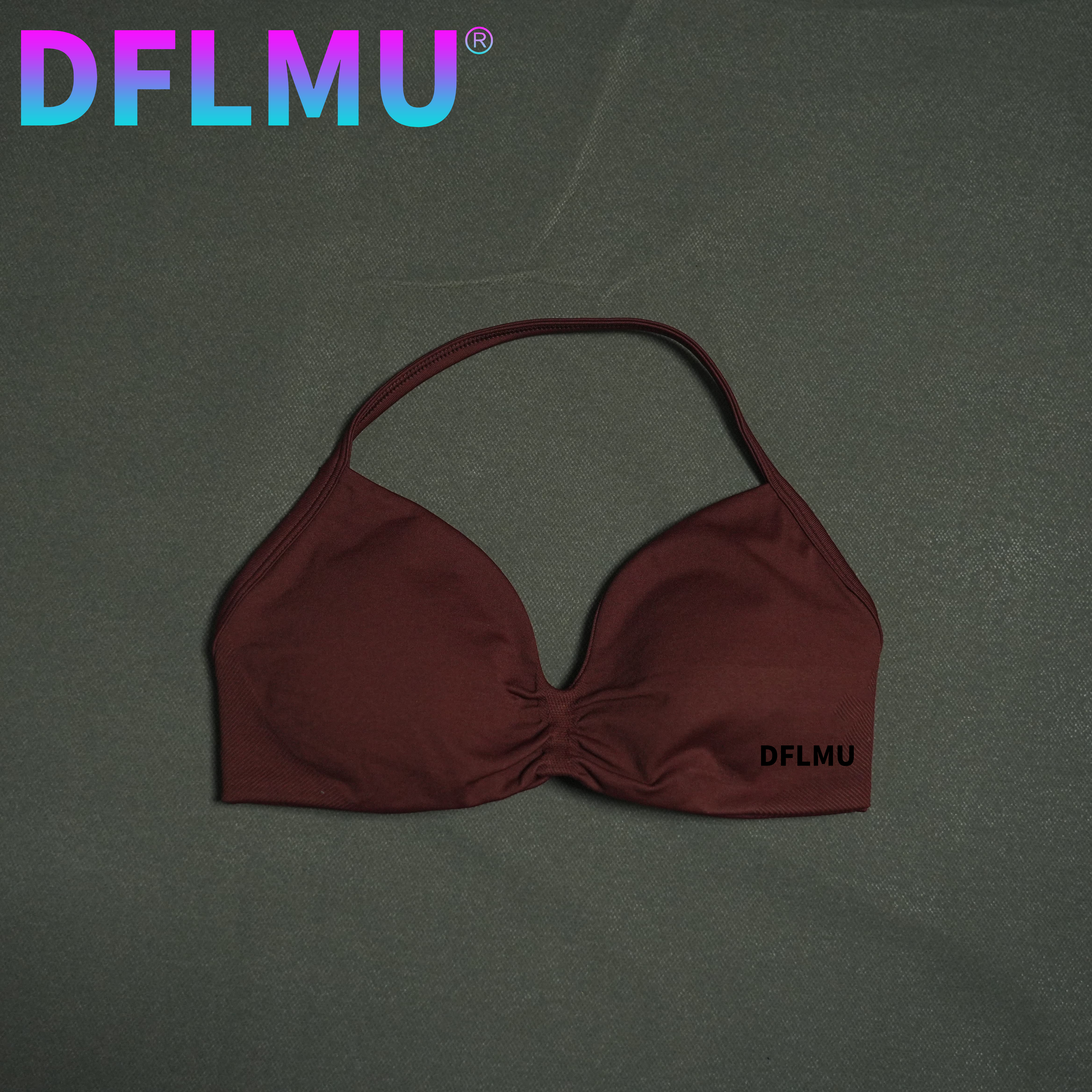 DFLMU Women Halter Sports Bra  - Crop Top Crochet のレビューと価格