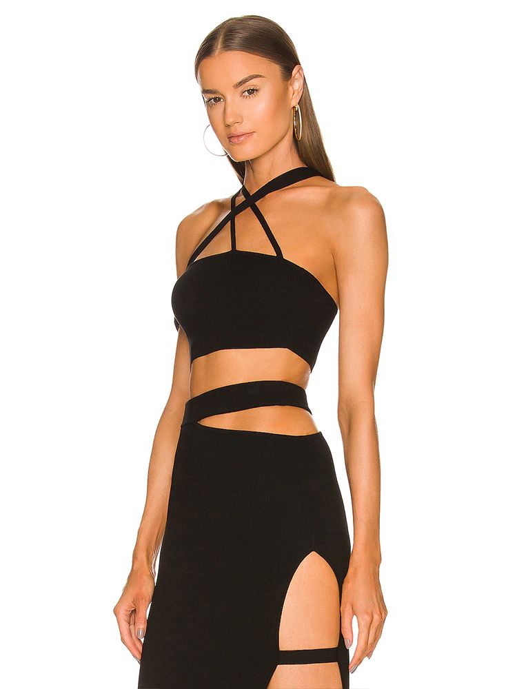 Women's Bandage Suit 2022 Summ - Crop Top Crochet のレビューと価格
