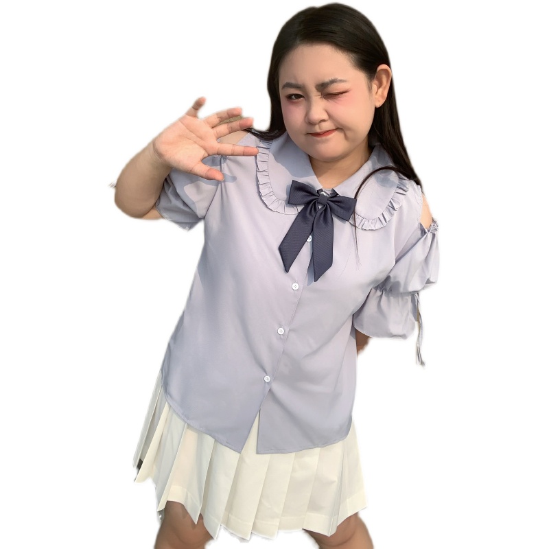 Large Size Jk Uniform Off-the- - Blouse Off Shoulder のレビューと価格