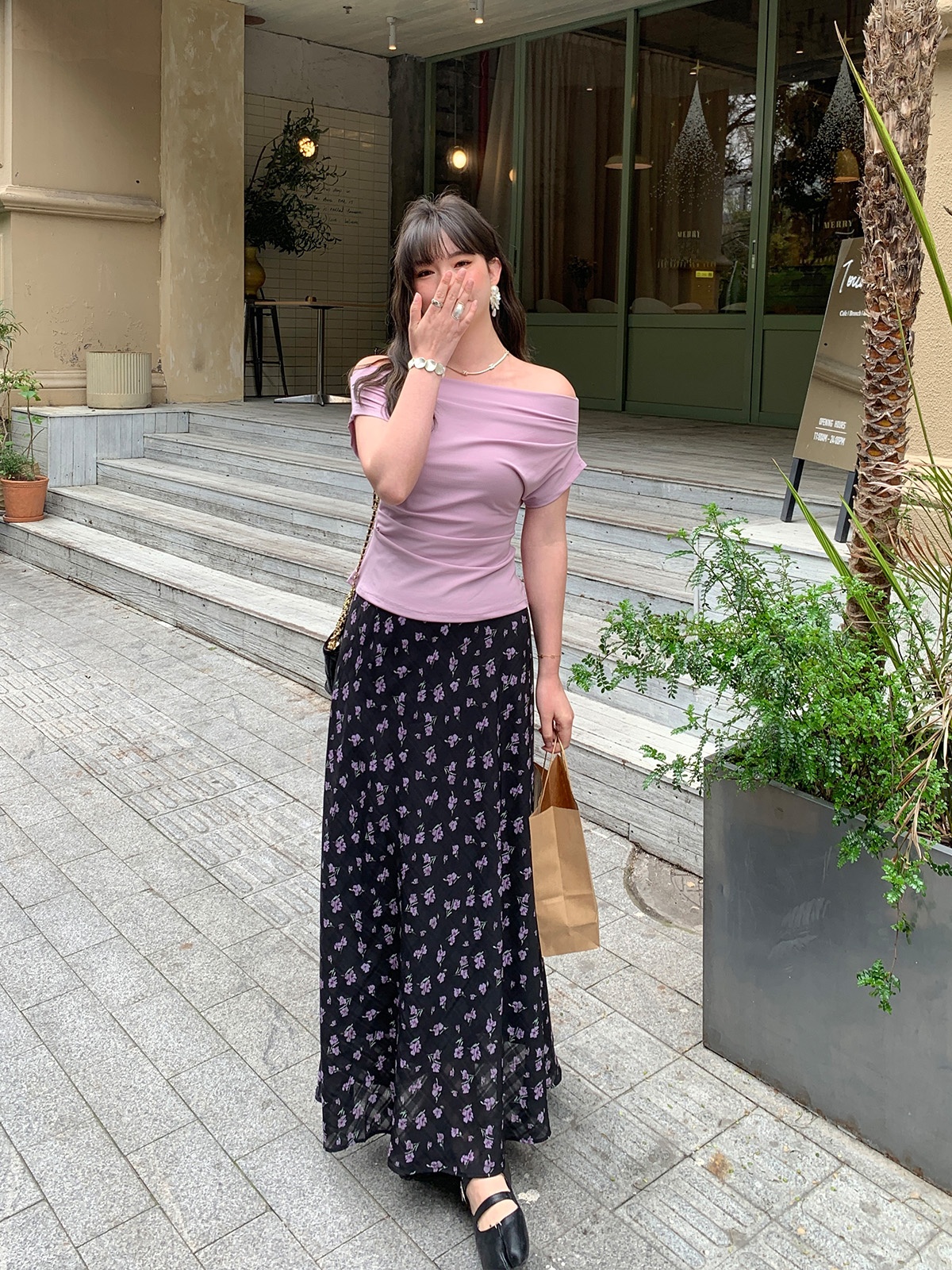MaLuuuuuu plus Size Women's Fl - Midi Skirt Floral のレビューと価格
