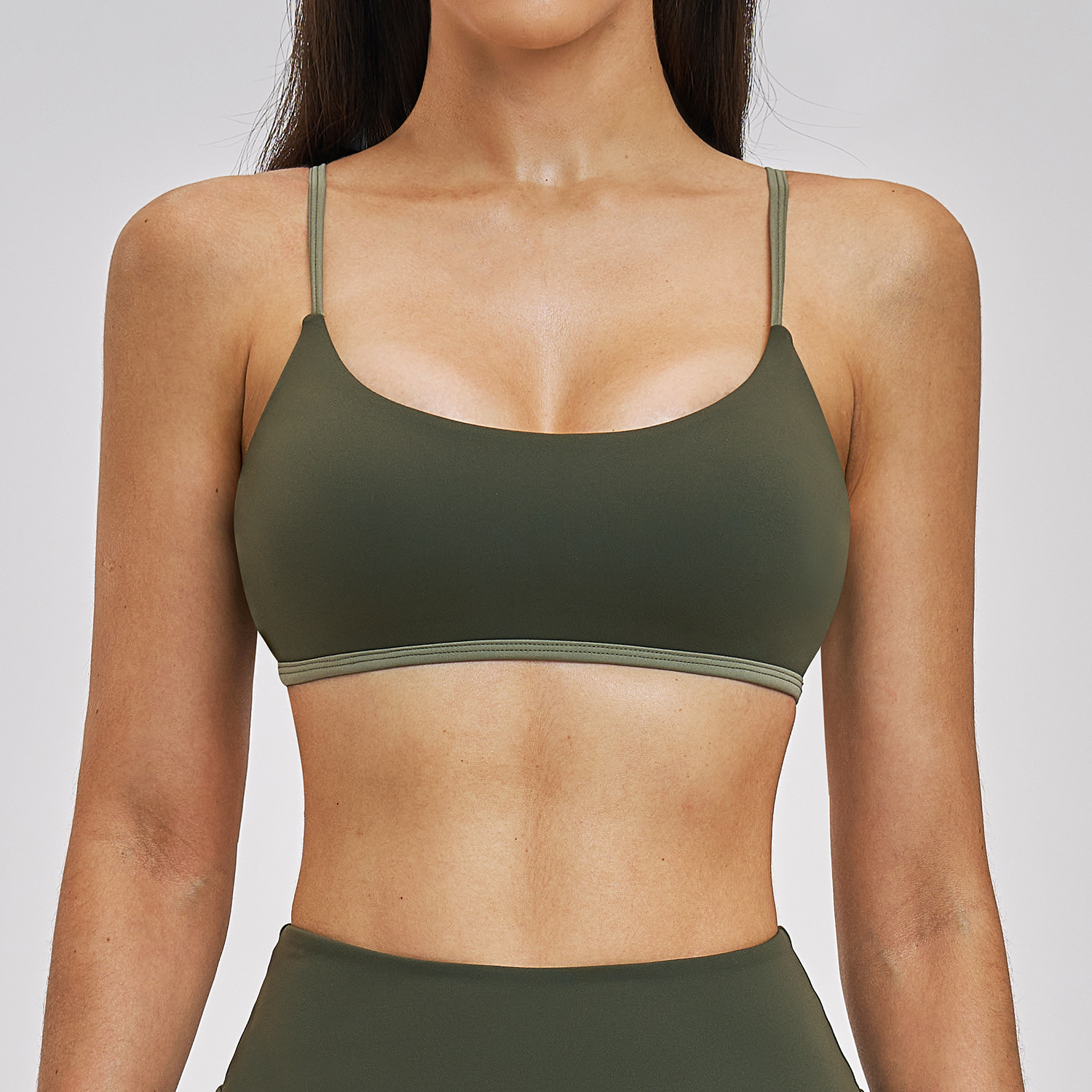 Sexy Women Sports Bra Push Up  - Bralette Triangle Set のレビューと価格