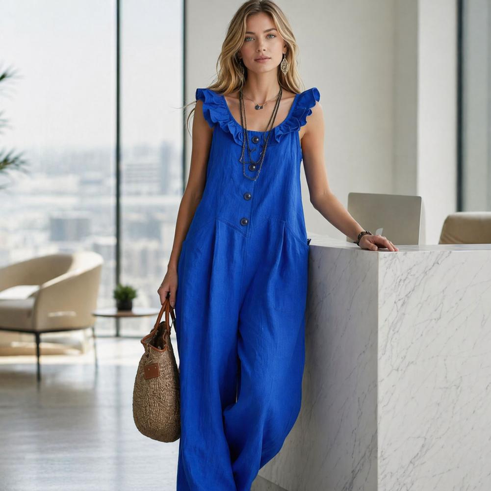 Relaxed Fit Romper Women Women - Jumpsuit Linen Relaxed のレビューと価格