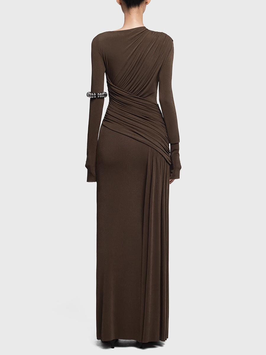 TWOTWINSTYLE Solid Slimming Dr - Linen Dress Wrap のレビューと価格