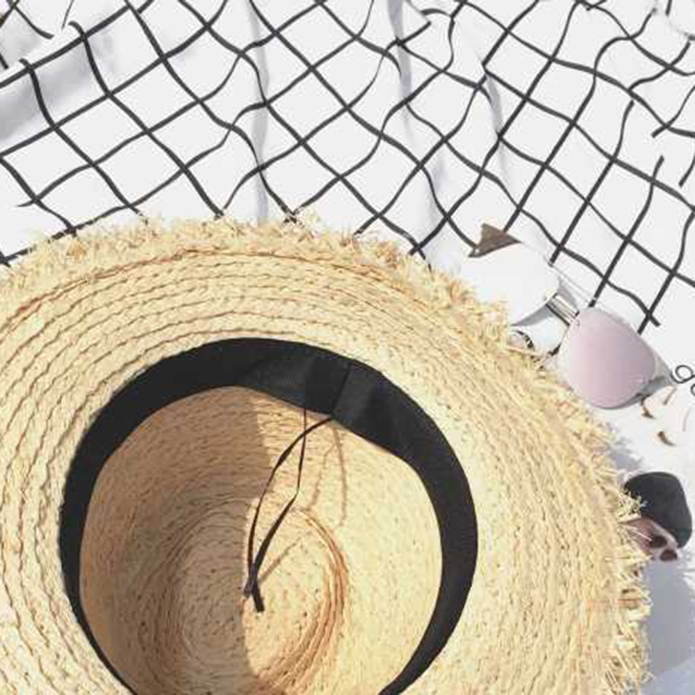 new Wide Brim Raffia Sun Hat f - Hat Floppy Wide のレビューと価格