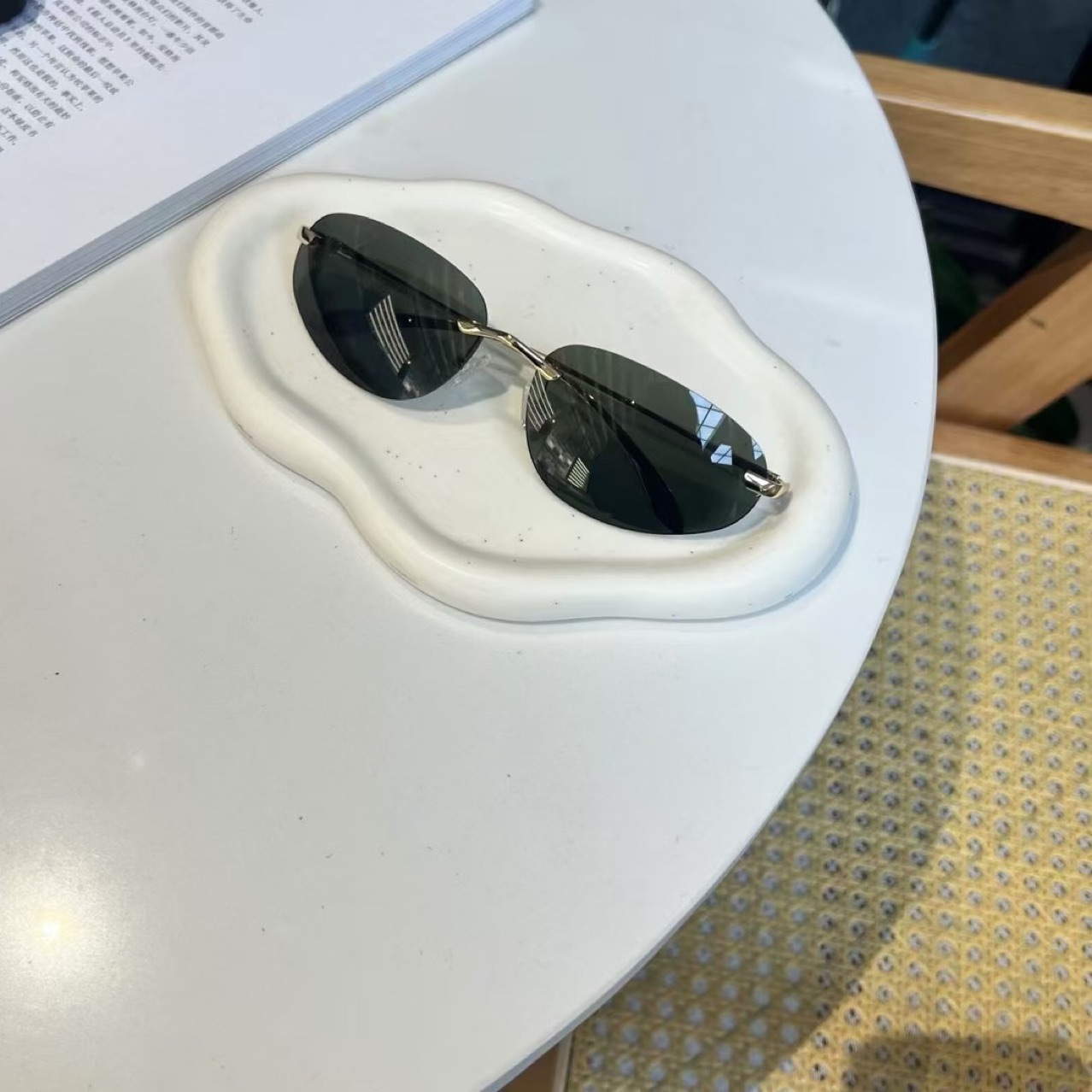 UV400 Rimless Shades, Cat Eye  - Sunglasses Cat Eye のレビューと価格