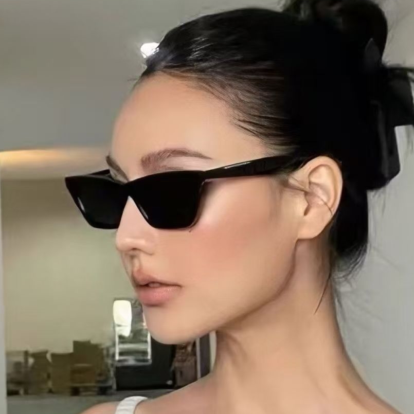 New Cat Eye Black Sunglasses W - Sunglasses Cat Eye のレビューと価格
