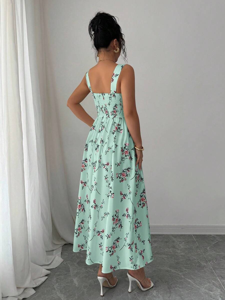 Mint Green Floral Midi Dress W - Midi Skirt Floral のレビューと価格