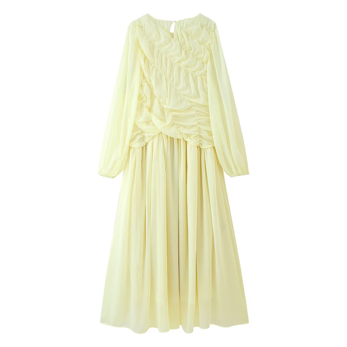 Autumn Long Sleeve Dresses 202 - Linen Dress Wrap のレビューと価格