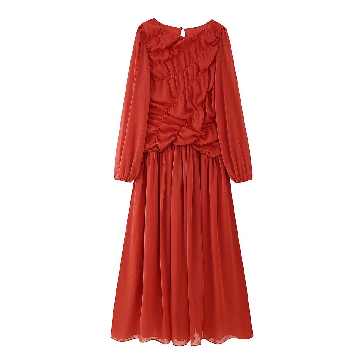 Autumn Long Sleeve Dresses 202 - Linen Dress Wrap のレビューと価格