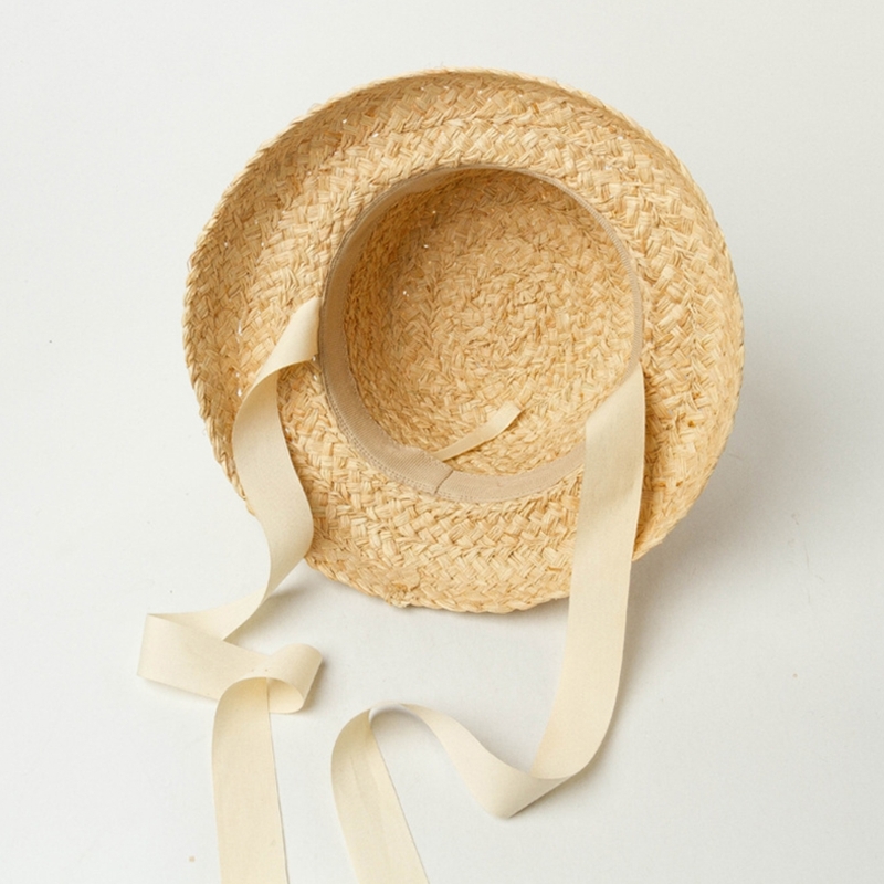 Handwoven Kids Straw  Cap Girl - Hat Floppy Wide のレビューと価格