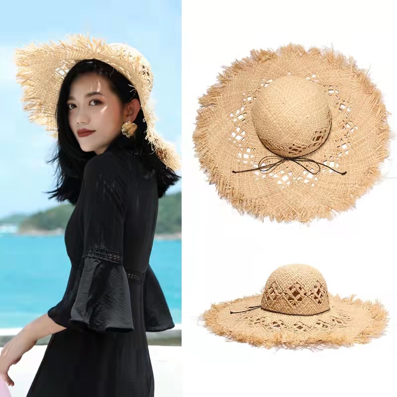 New Women Summer Natural Raffi - Hat Floppy Wide のレビューと価格