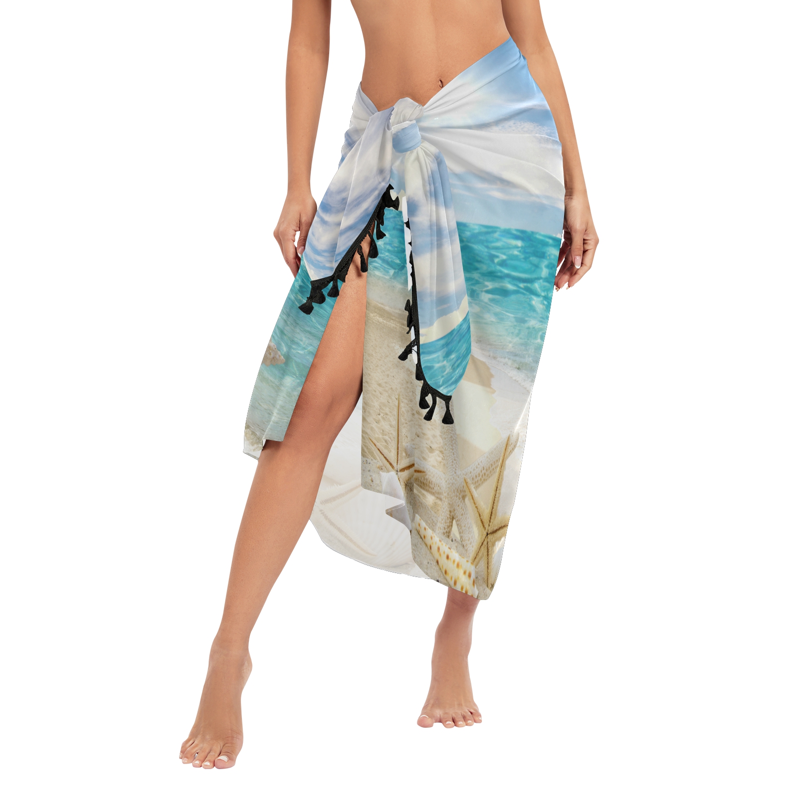 Sexy Women Chiffon Swimwear Pa - Cover Up Kaftan のレビューと価格