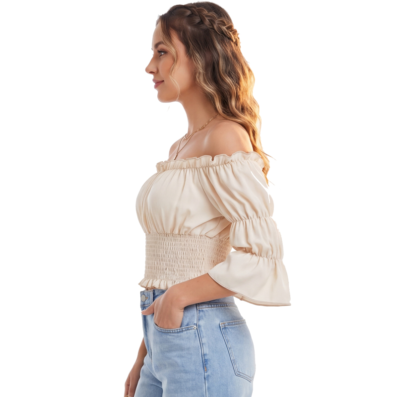 Renaissance Blouse Women Top w - Blouse Off Shoulder のレビューと価格