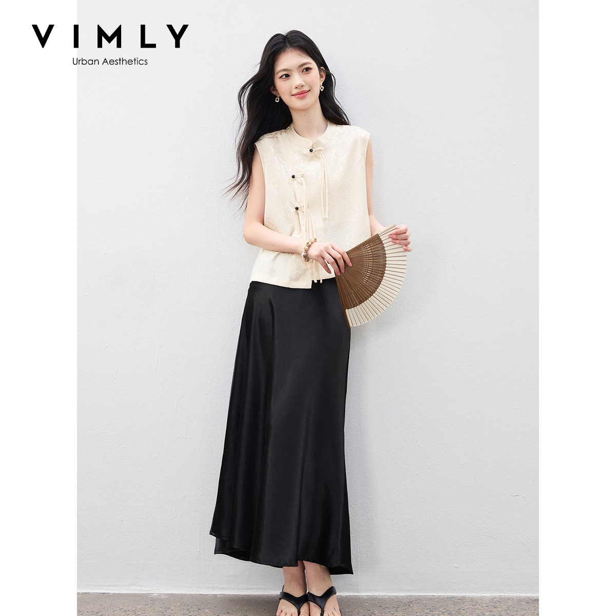 VIMLY's Women's Summer Suit 20 - Midi Skirt Floral のレビューと価格