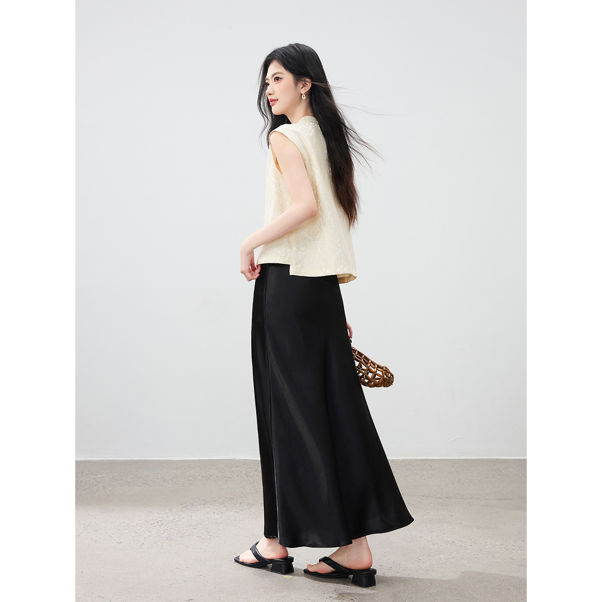 VIMLY's Women's Summer Suit 20 - Midi Skirt Floral のレビューと価格