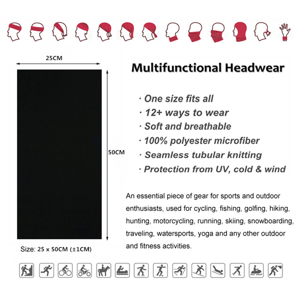 Seamless Solid Color Bandanas  - Headband Summer Knit のレビューと価格