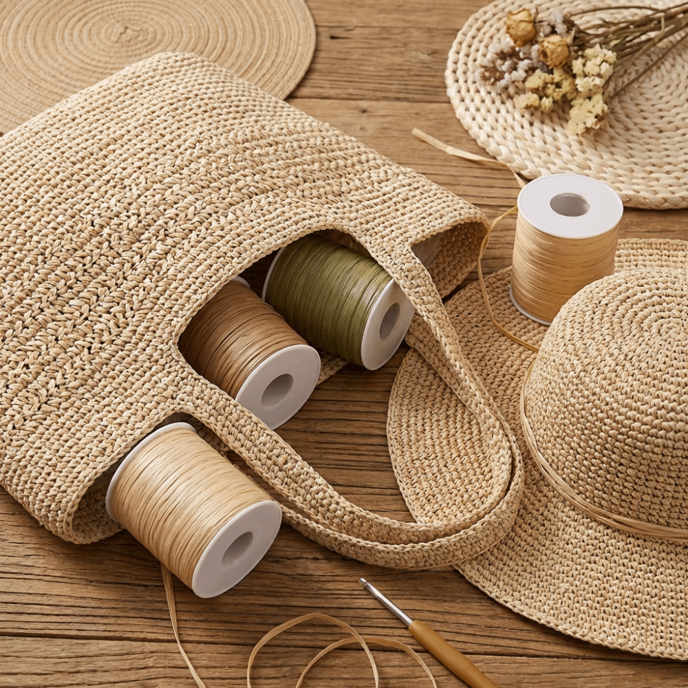 Premium Quality 120M Per Roll  - Crochet Bag Raffia のレビューと価格