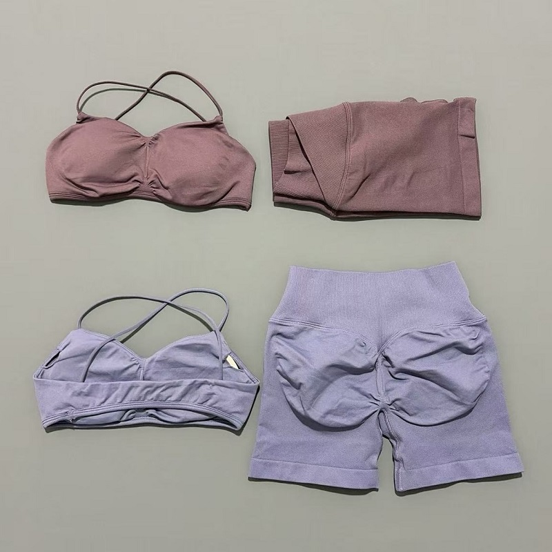 2 Piece Vision Gym Set Women Y - Crop Top Crochet のレビューと価格
