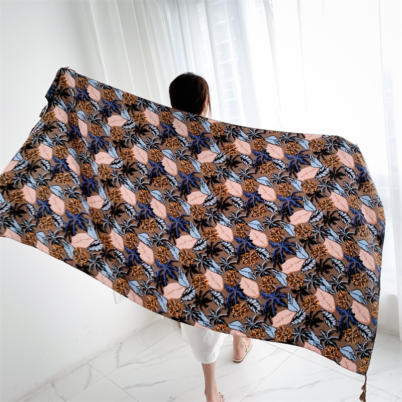90x185cm Cotton Linen Print Su - Linen Dress Wrap のレビューと価格