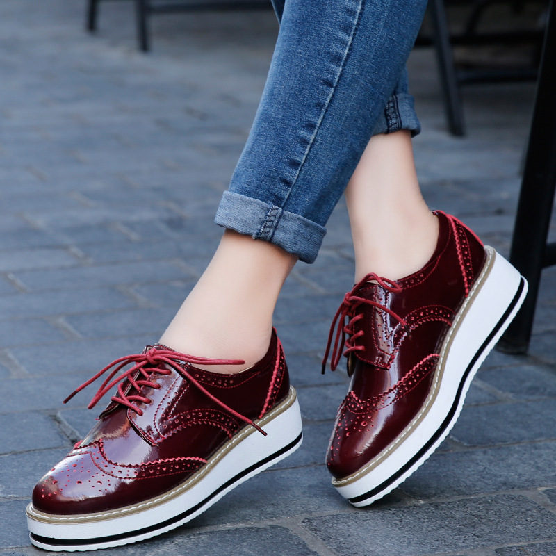 Women Loafers Shoes Leather Th - Wedge Espadrille Women のレビューと価格
