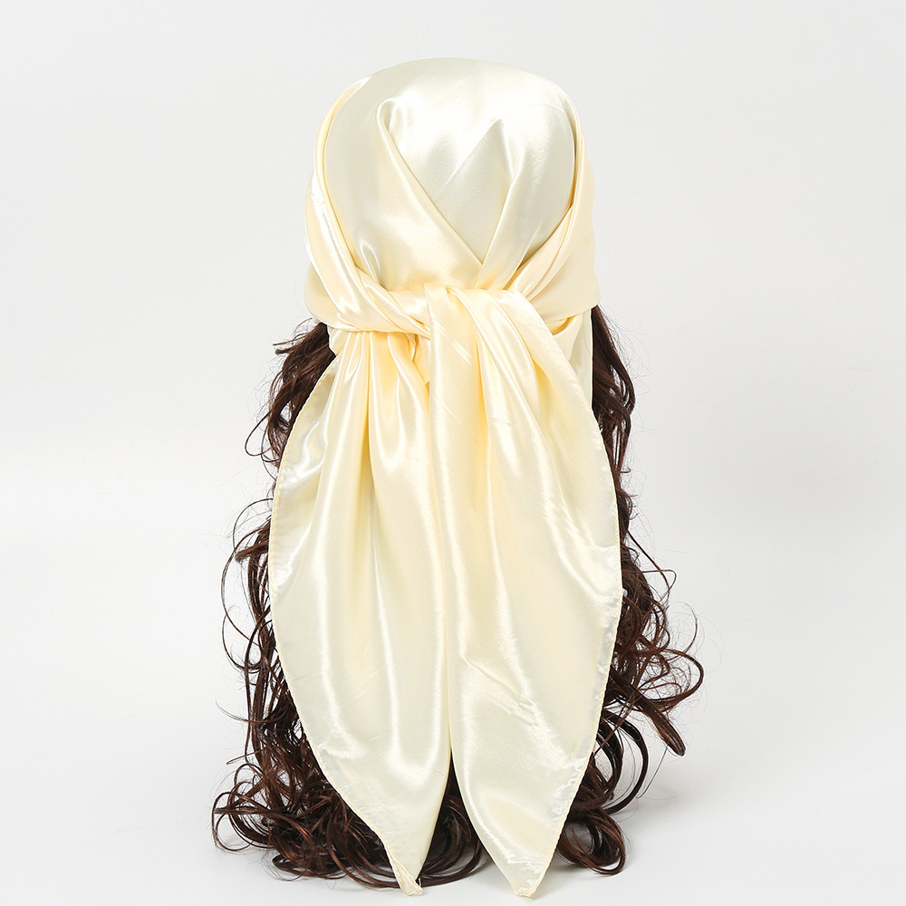 90cm Solid Colors Neckerchief  - Headband Summer Knit のレビューと価格